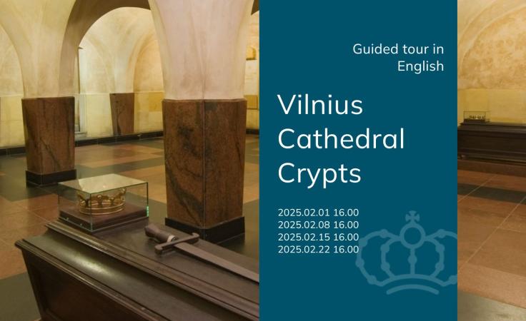 Guided tour to the crypts of Vilnius Cathedral