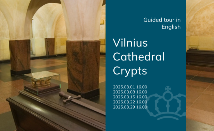 Guided tour to the crypts of Vilnius Cathedral