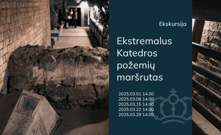 Ekstremali ekskursija Vilniaus katedros požemiuose