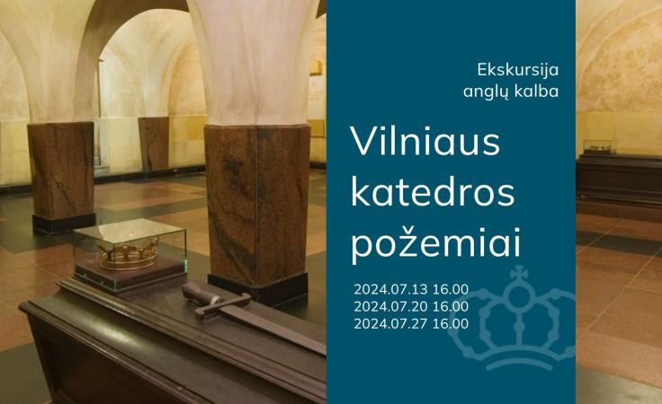 Ekskursija Vilniaus katedros požemiuose (anglų kalba)