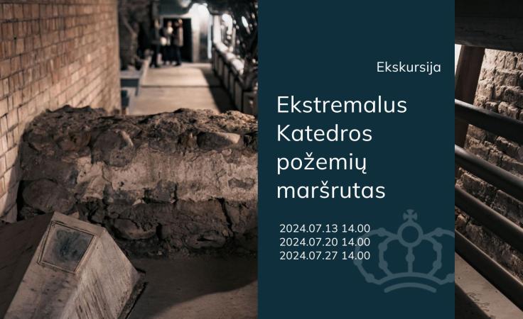 Ekstremali ekskursija Vilniaus katedros požemiuose