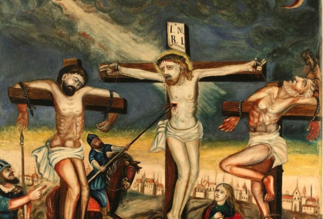 Sedos bažnyčios paveikslų ciklas „Kryžiaus kelio stotys“